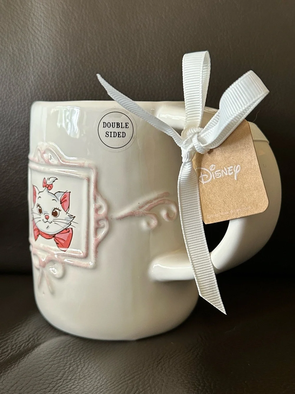 Disney Aristocats Marie “Ladies Don’t Start Fights” Mug Rae Dunn NWT